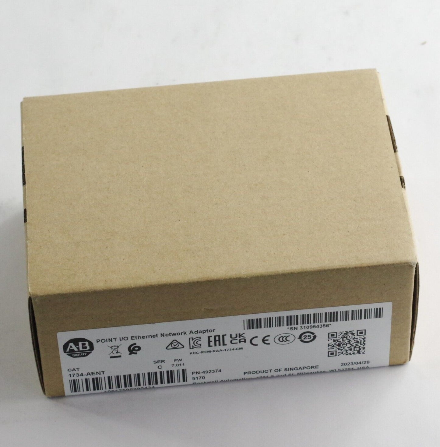 2023 Allen Bradley 1734-AENT /C Point IO Ethernet Network Adapter Sealed Surplus