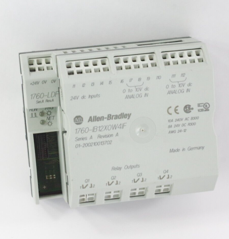 Allen Bradley 1760-IB12X0W4IF Ser A Rev A I/O Combination Module 1760-LDF No Box