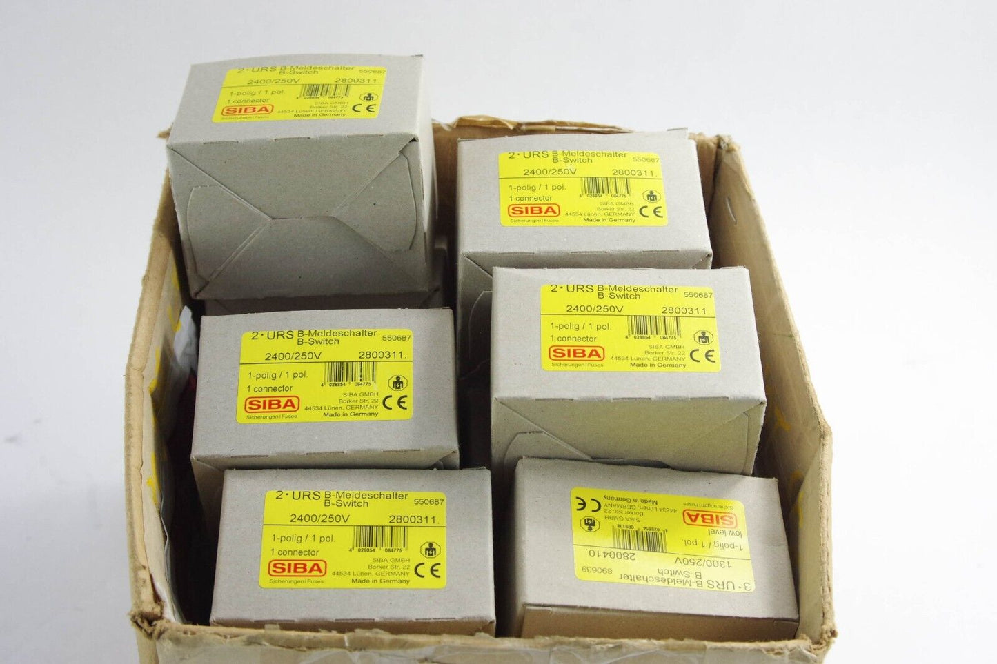 2x Siba 2800311 B-Switch 2400/240V 12A 550687 / 28 003 11