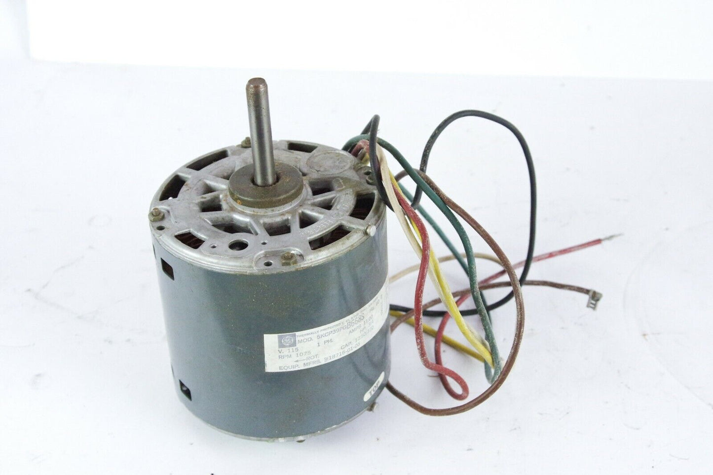 GE 5KCP39PGB6668s 18716-01-05 11A 3/4HP 115V 3 Speed, Blower Motor 1075 RPM