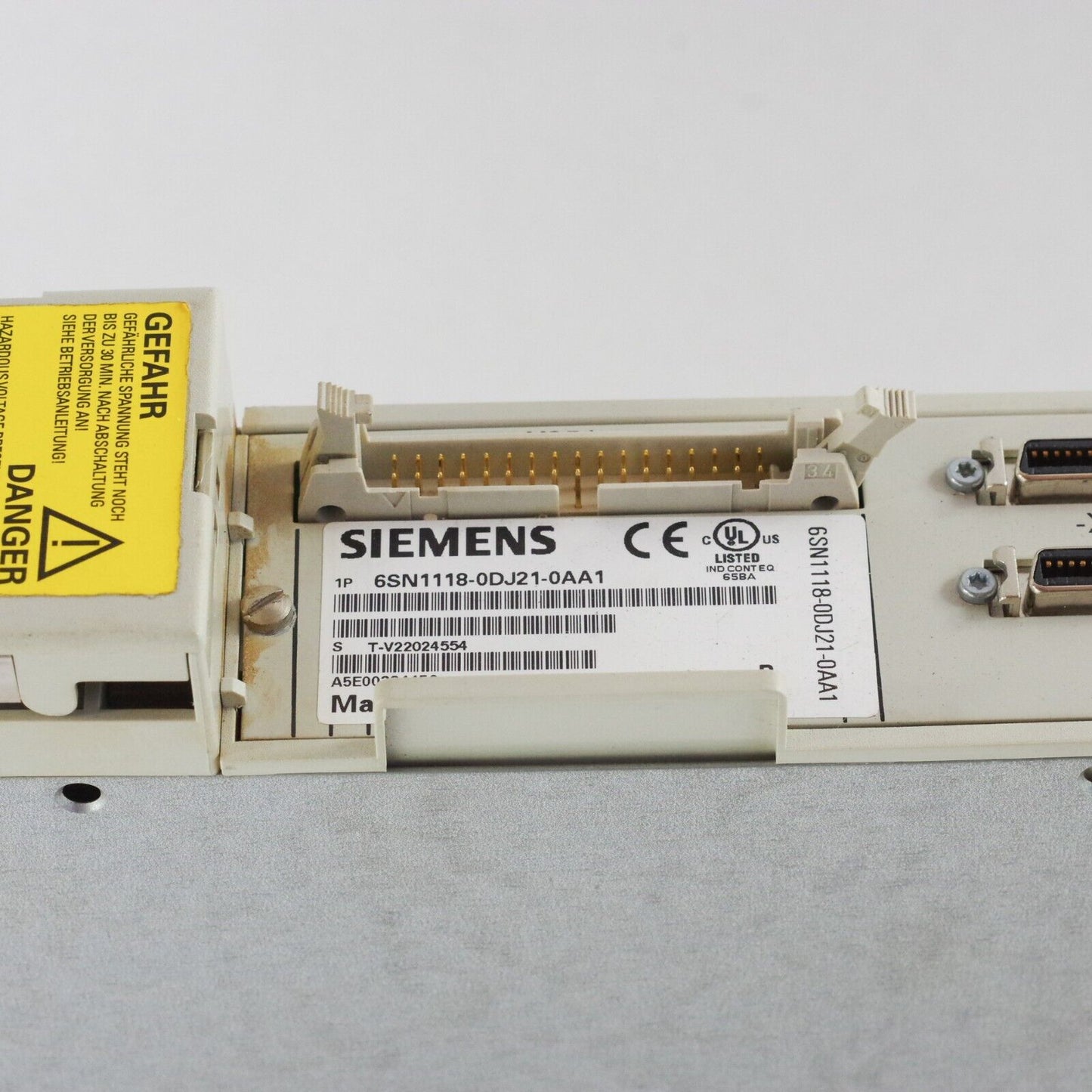 Siemens 6SN1118-0DJ21-0AA1 + 6FC5247-0AA00-0AA3 SINUMERIK 840D/DE Control Module