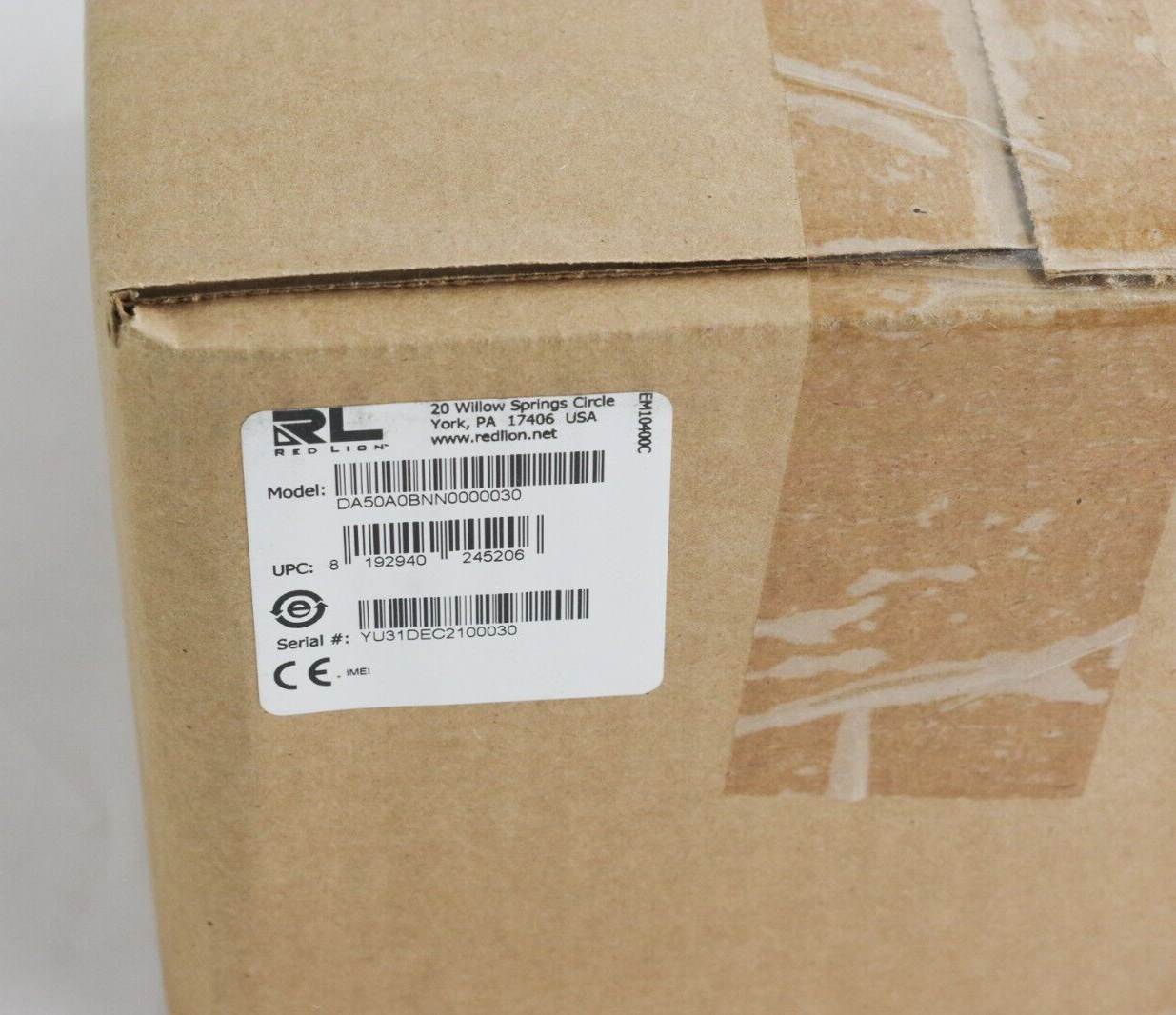 Red Lion Controls DA50A0BNN0000030 Ethernet Data Station - Sealed Surplus