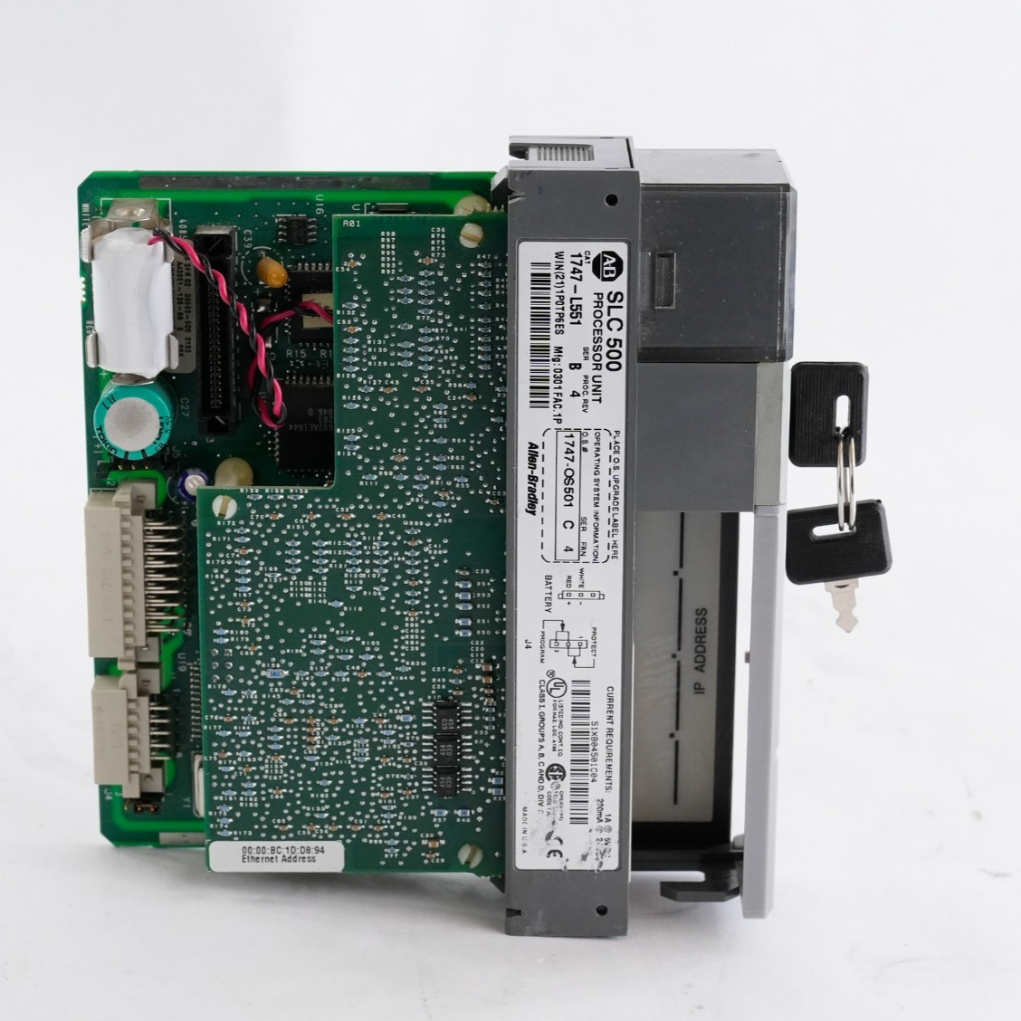 Allen Bradley 1747-L551 /B SLC 500 Processor Unit 1747-OS501 /C FRN 6