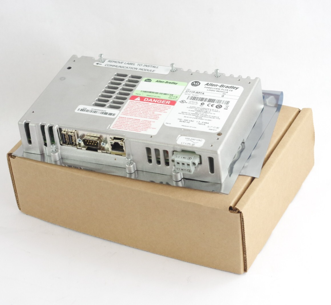 Allen Bradley 2711P-RP7A /G PanelView Plus CE Logic Module 2009 - Installed