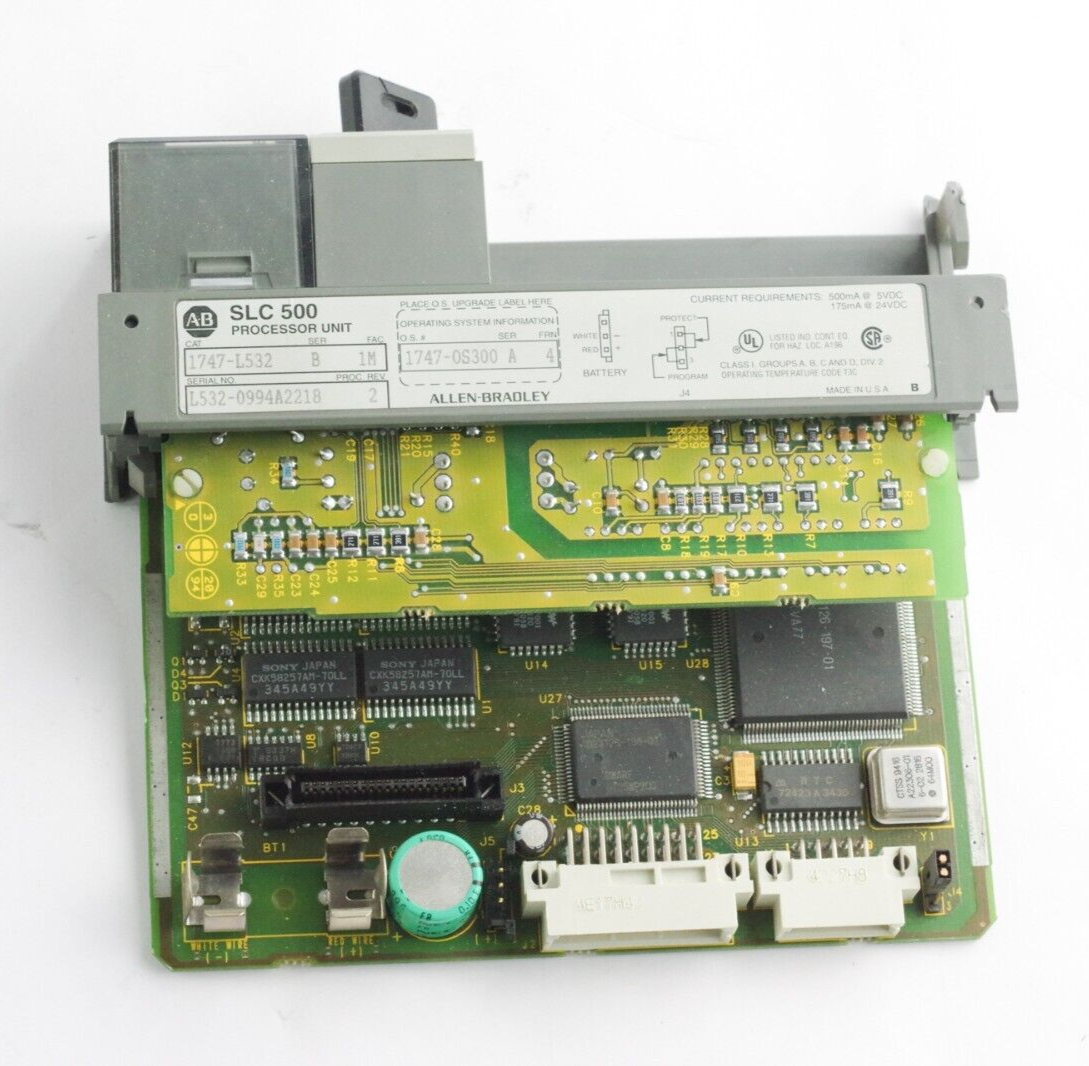 Allen Bradley 1747-L532 Ser B FAC 1M SLC 500 Processor Unit 1747-OS300 Ser A
