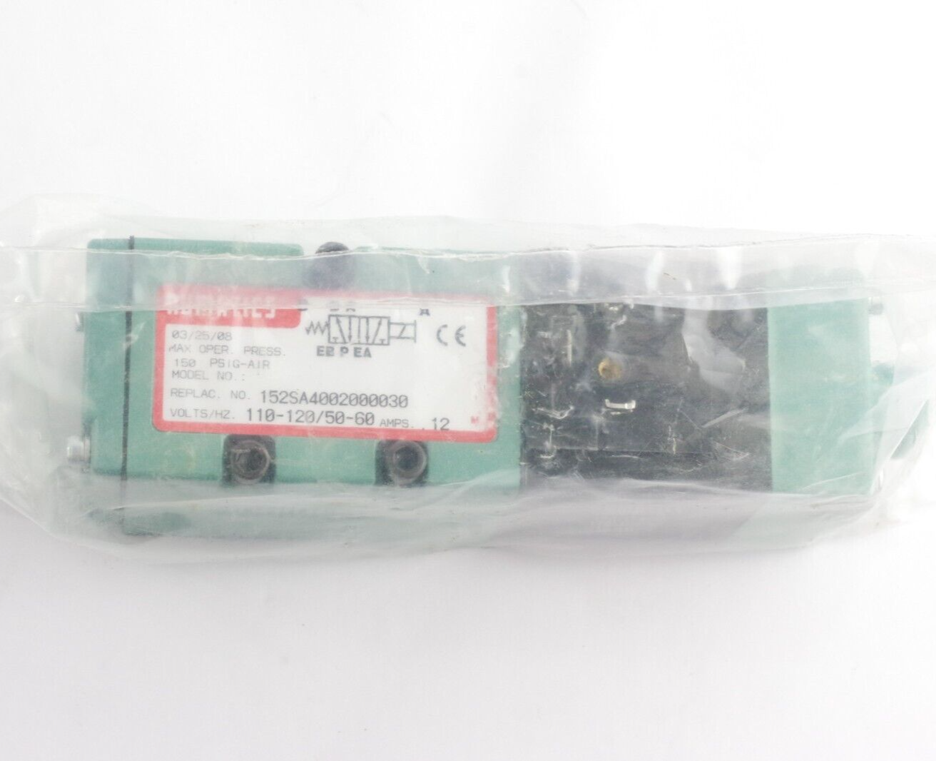 Numatics 228-694B Solenoid Valve 120V 60HZ 2 Position On Single 152SA4002000030