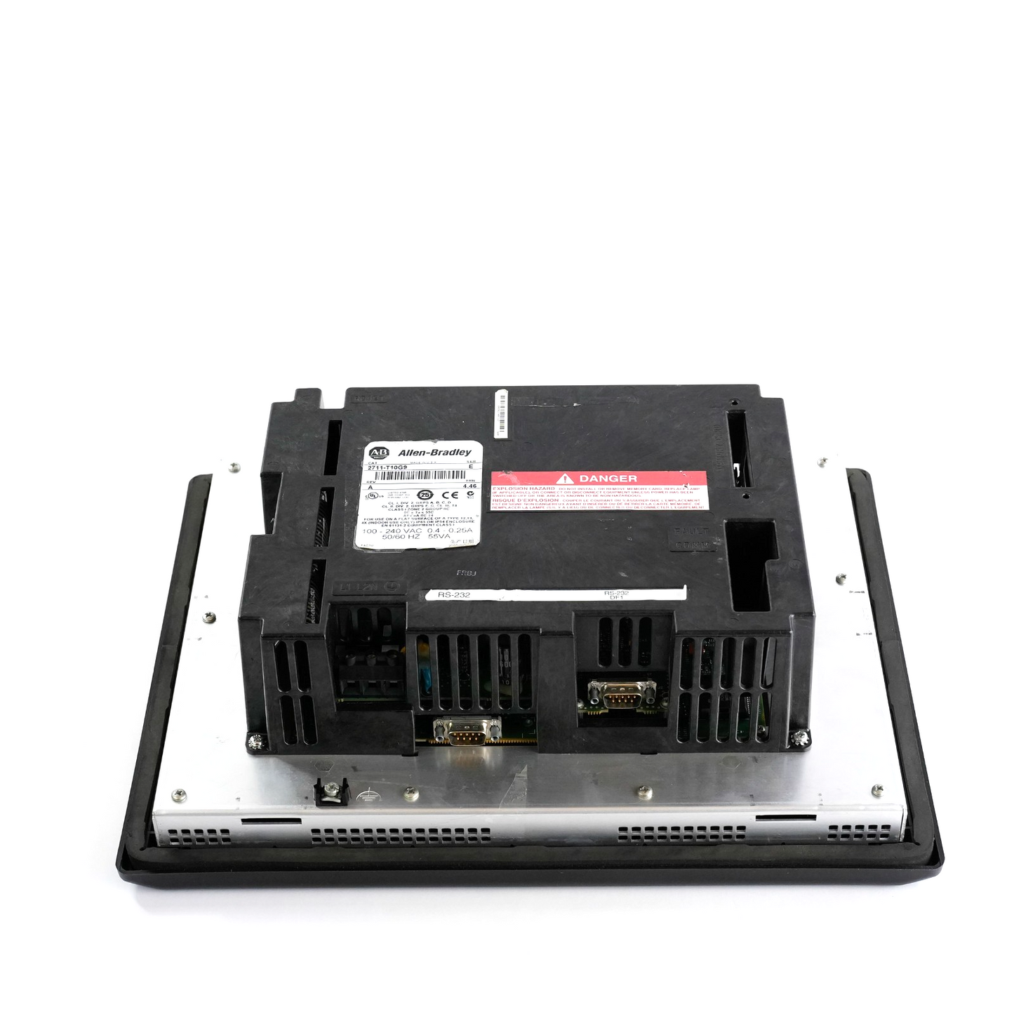 Allen Bradley 2711-T10G9 /E Rev A PanelView 1000 Touch Panel Grayscale 10''