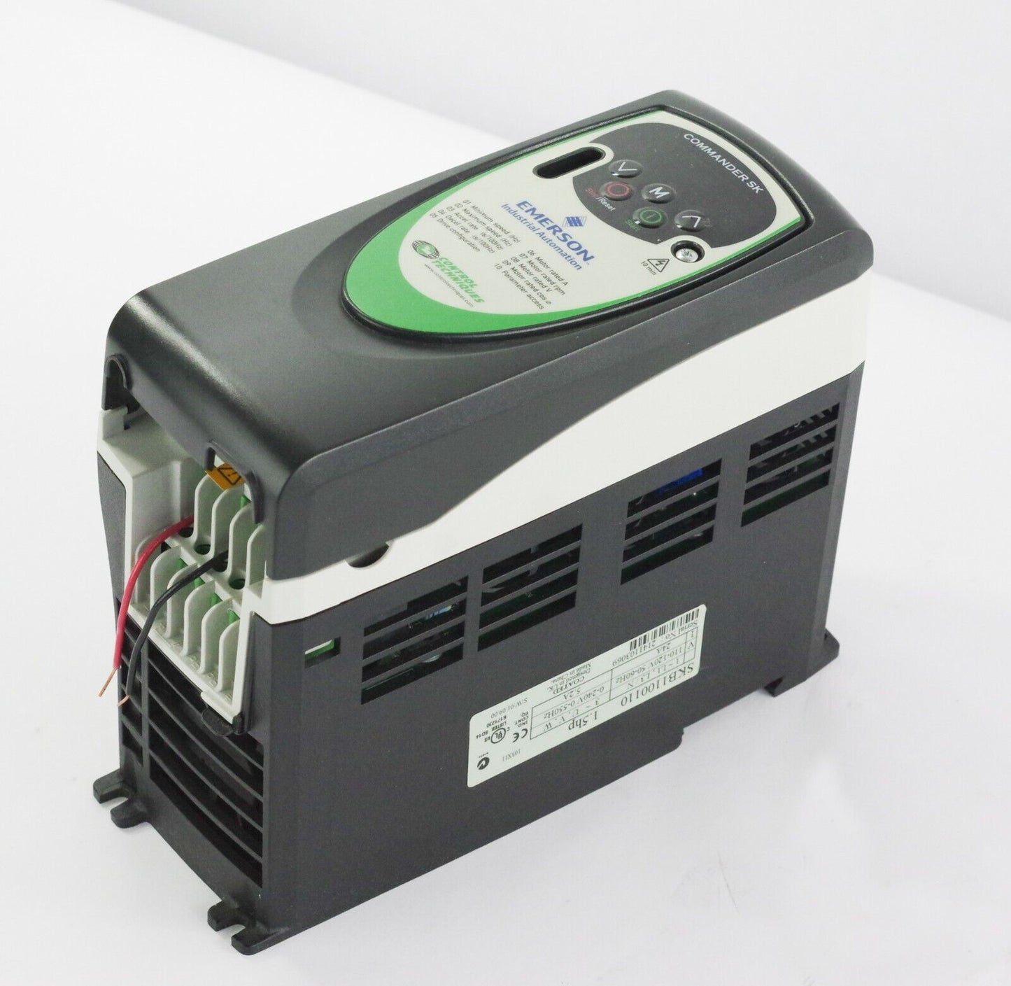Emerson SKB1100110 Commander HSK 1.5Hp 0-240V 0-550Hz Inverter Drive