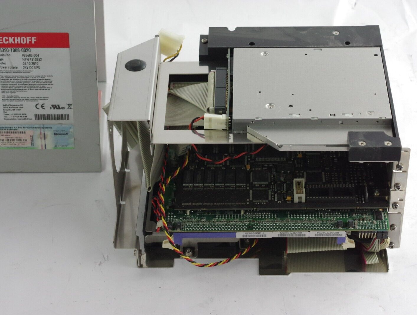 Beckhoff C6350-1008-00 / CU8820-1000 Industrial PC Computer For Parts Or Repair