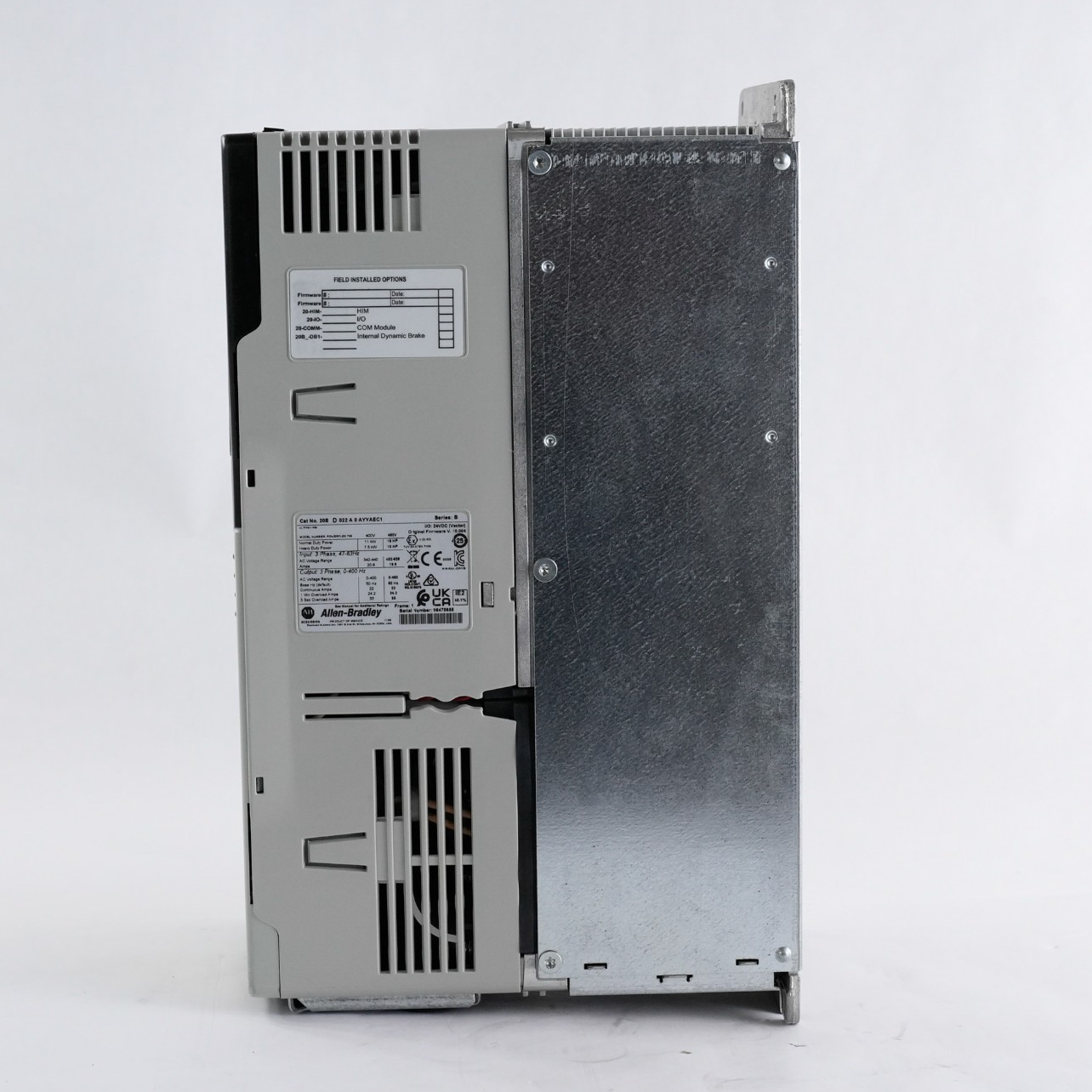 Allen Bradley 20BD022A0AYYAEC1 /B Powerflex 700 AC Drive 480V 3-Phase 15hp