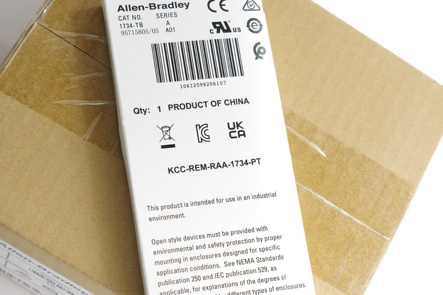 1x Allen Bradley 1734-TB Ser A Point I/O Module Terminal Base 1734TB 2023