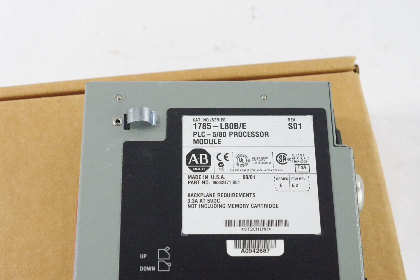 Allen Bradley 1785-L80B /E PLC 5 Processor Rev S01 - Lightly Used