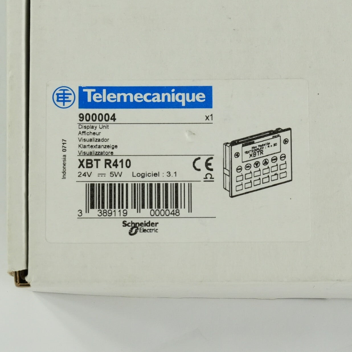 Schneider Electric XBT-R410 Magelis Telemecanique HMI - Open Box