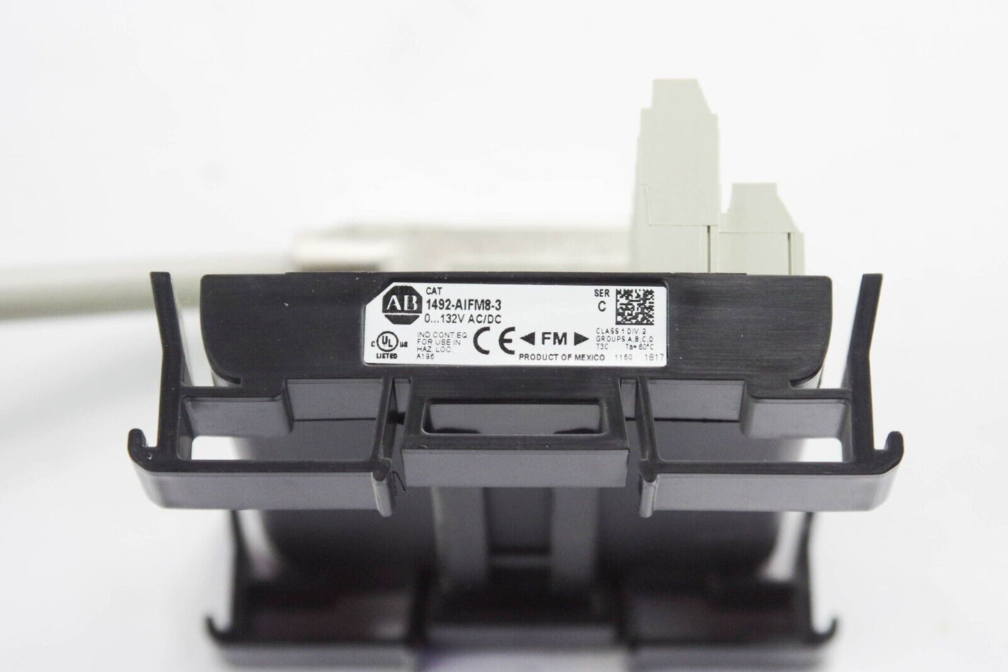 Allen-Bradley 1492-AIFM8-3 Ser C Fusible Interface Module w/ Cable H2