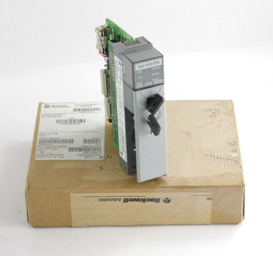 Allen Bradley 1747-L531 /E Processor Module 1747L531 AB Remanufactured (Genuine)