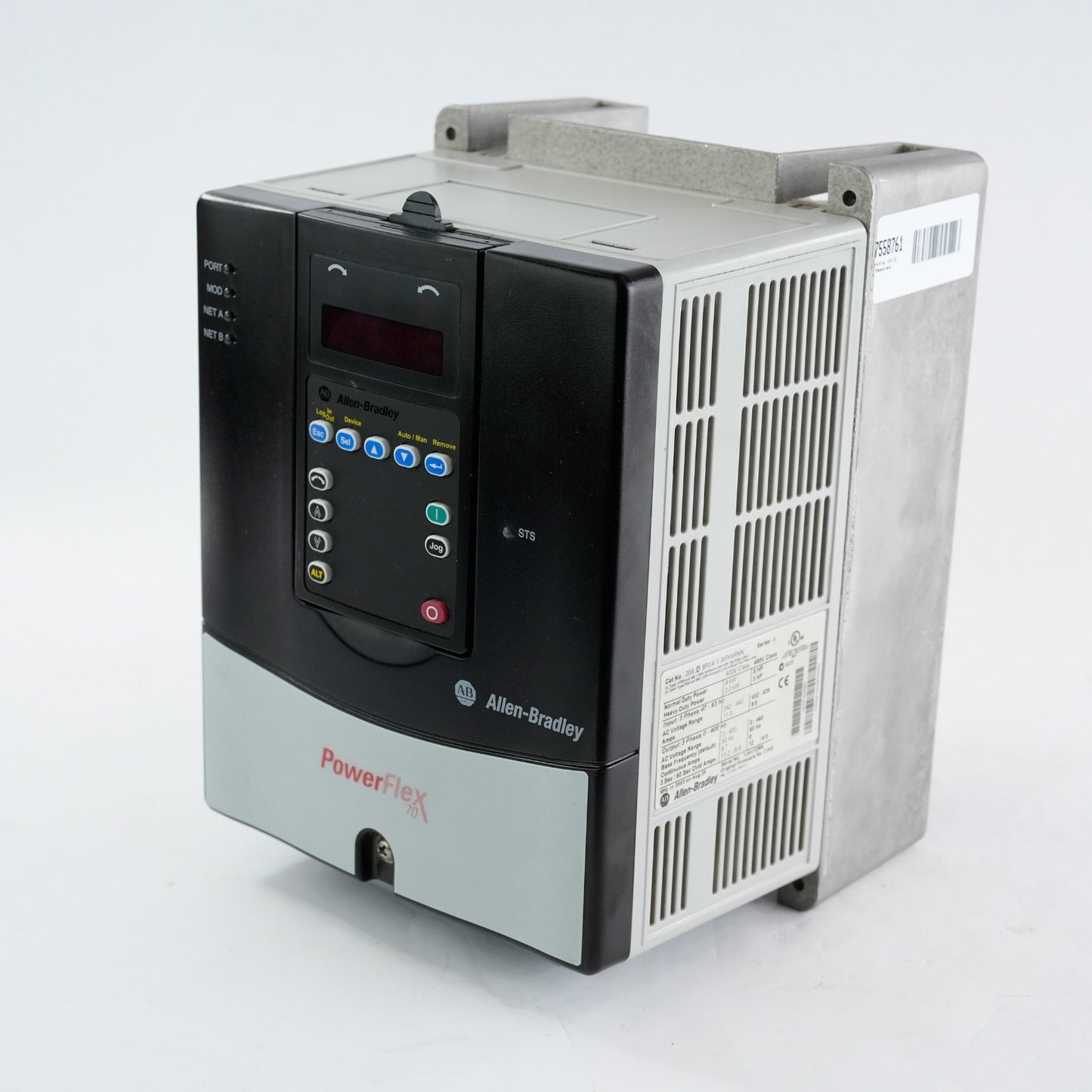 Allen Bradley 20AD8P0A1AYYARNN /A PowerFlex 70 AC Drive 480V 3HP 5HP