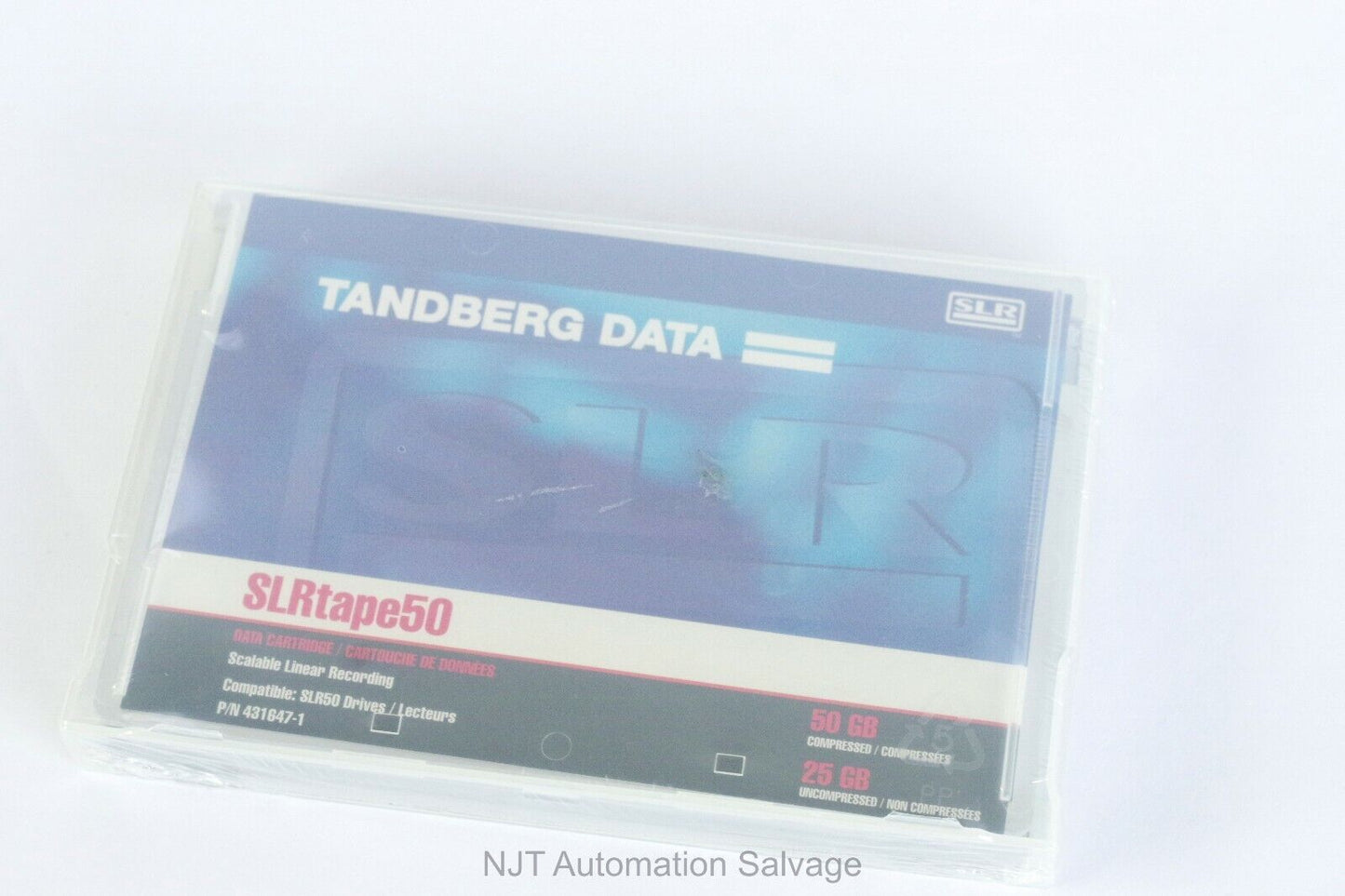1X New sealed Tandberg SLRtape50 25/50GB SLR50 P/N431647-1 Original Packaging