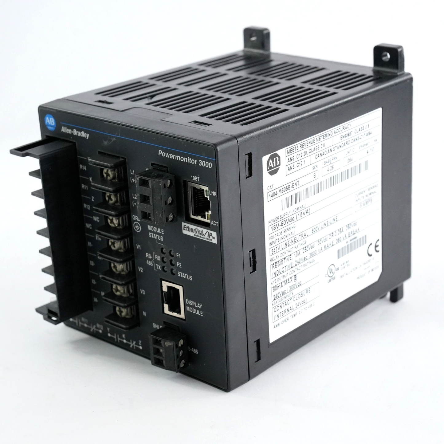 Allen Bradley 1404-M605B-ENT /B Powermonitor 3000 Master Module