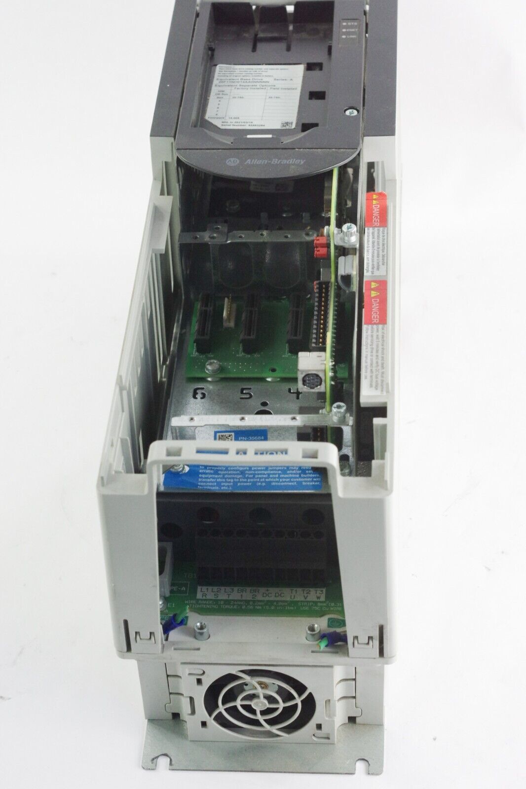Allen Bradley 20F11ND014AA0NNNNN Ser A Powerflex Drive 10hp - No Hmi/Lower Cover