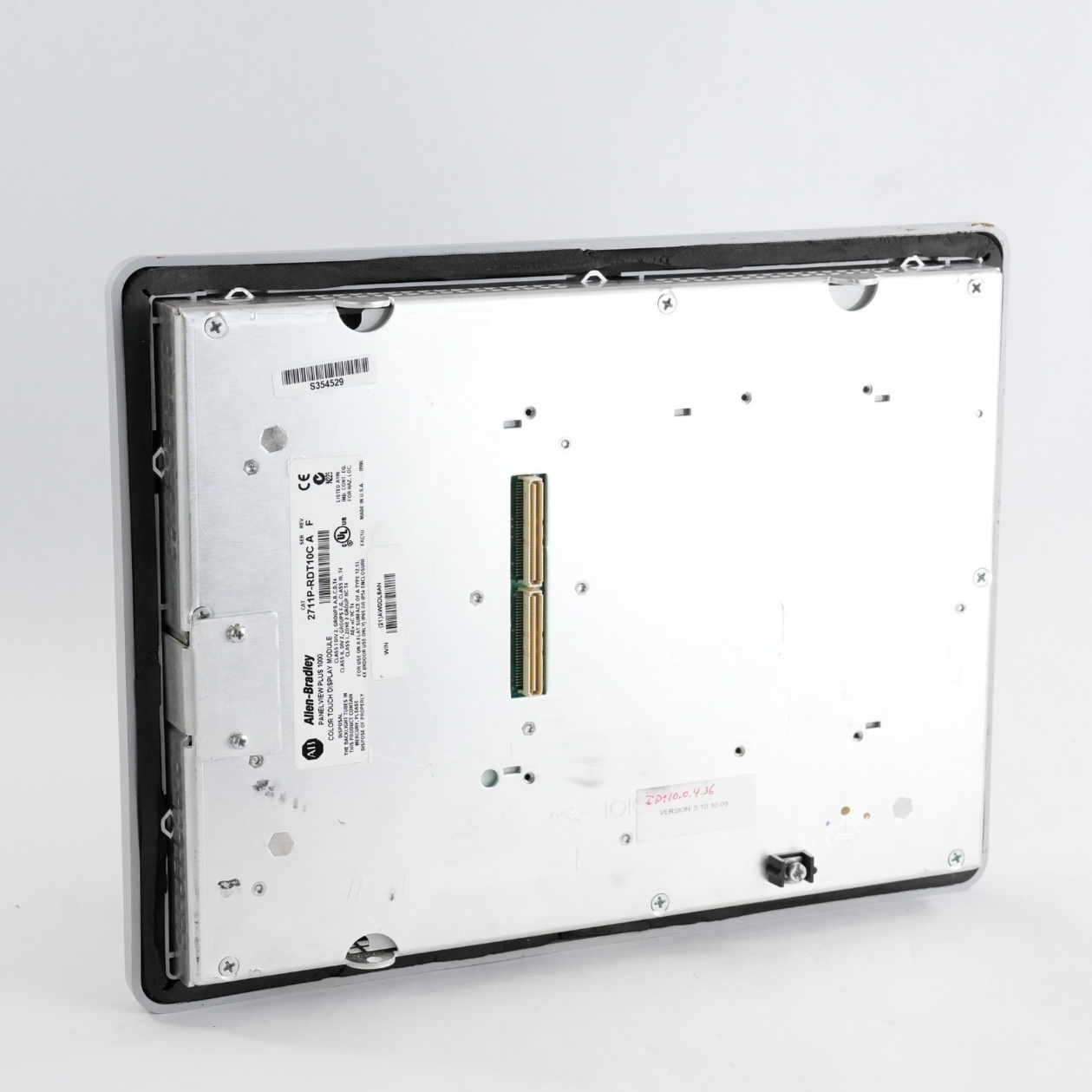 Allen Bradley 2711P-RDT10C /A Rev F PanelView Plus 1000 10.4" Terminal Display