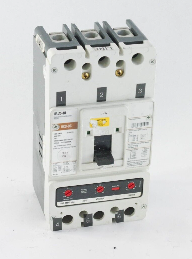 Eaton HKD-DC HKDDC3400A1301T1001Z01 300 Amp 600V 3 Pole