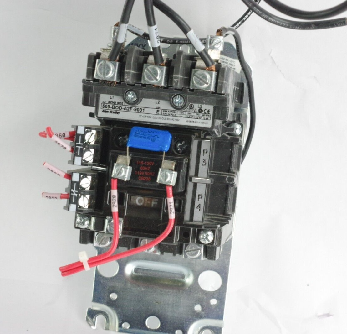 Allen Bradley 509-BOD-A2F-9001 Ser E Full Voltage Non-Reversing Starter