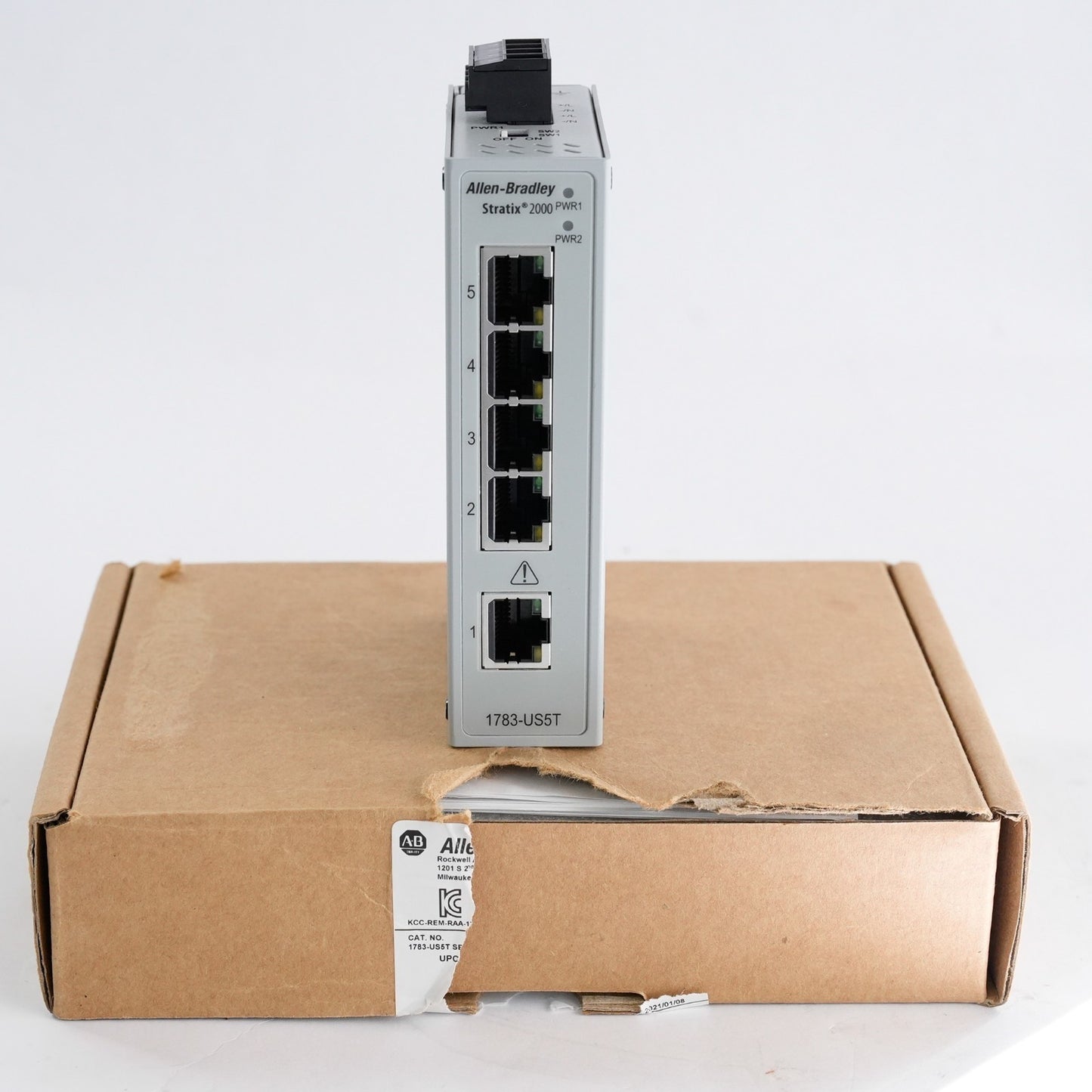 Allen Bradley 1783-US5T /B Stratix 2000 Ethernet Switch - Open Box
