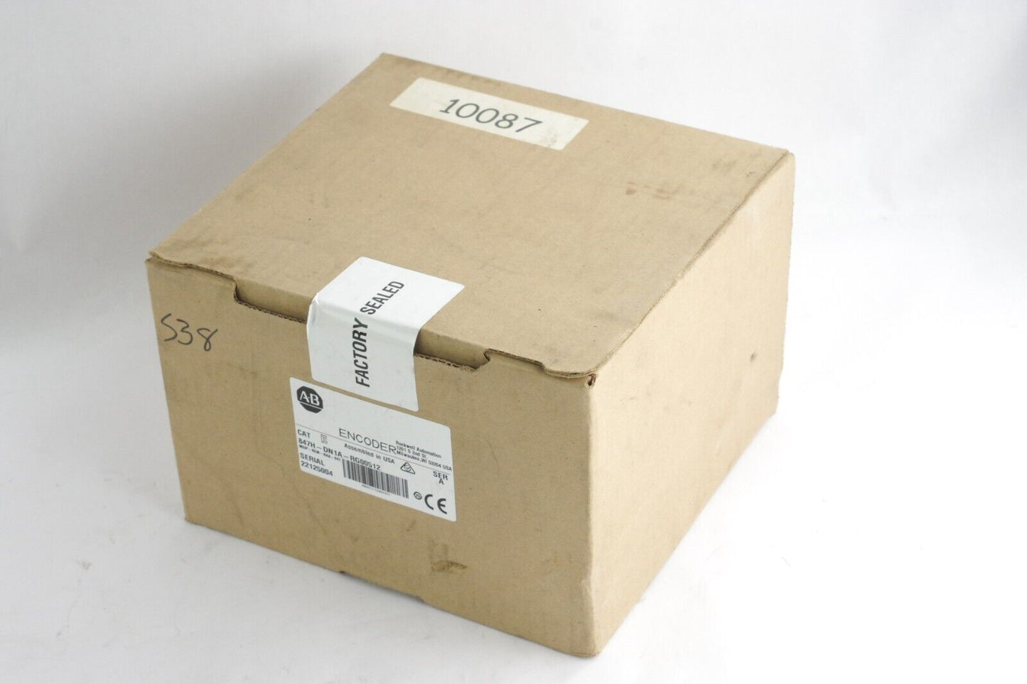 Allen Bradley 847H-DN1A-RG00512 Ser A Incremental Encoder Sealed Surplus