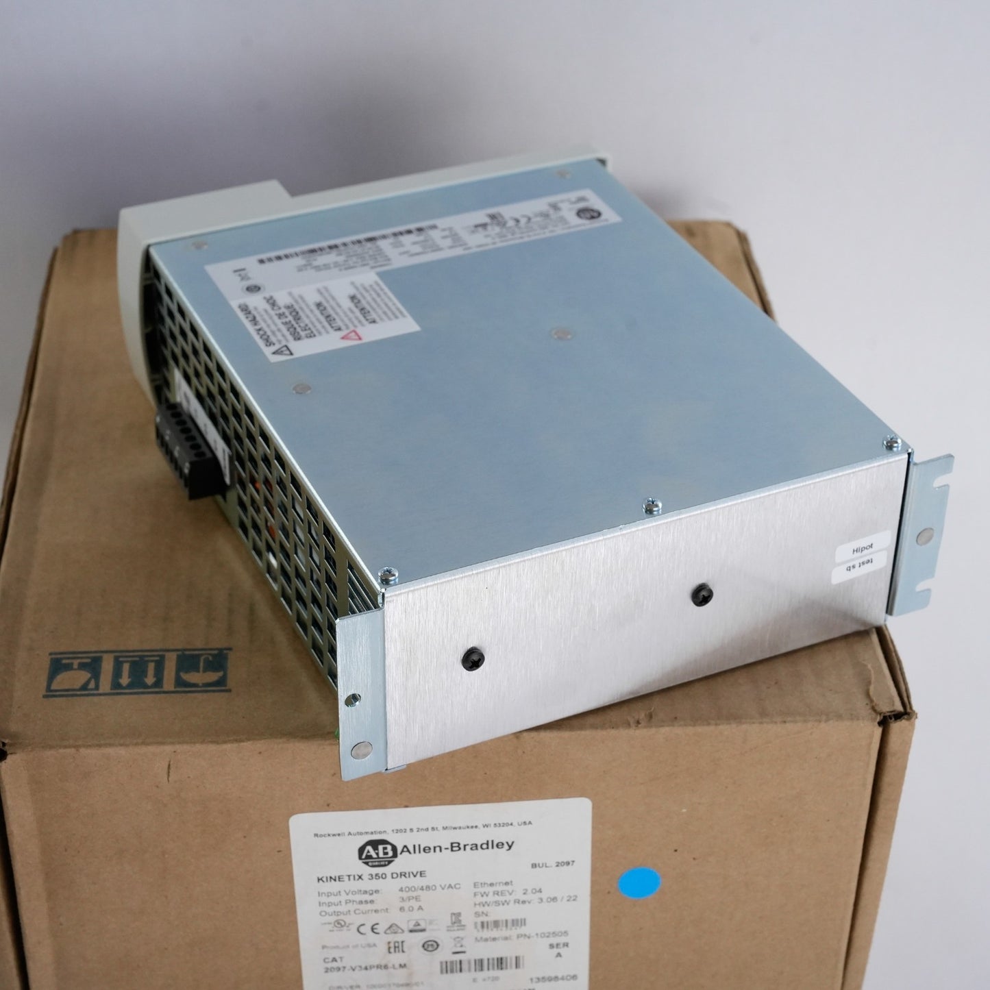 Allen Bradley 2097-V34PR6-LM /A Kinetix 350 Servo Drive 2097V34PR6LM - Open Box