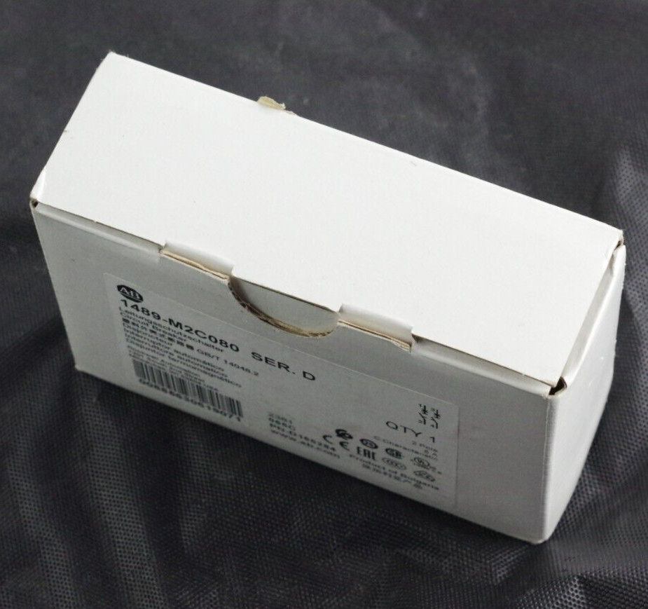 Allen Bradley Circuit Breaker 1489-M2C080 SER D 8 A AMP 2P 2 Pole 277V