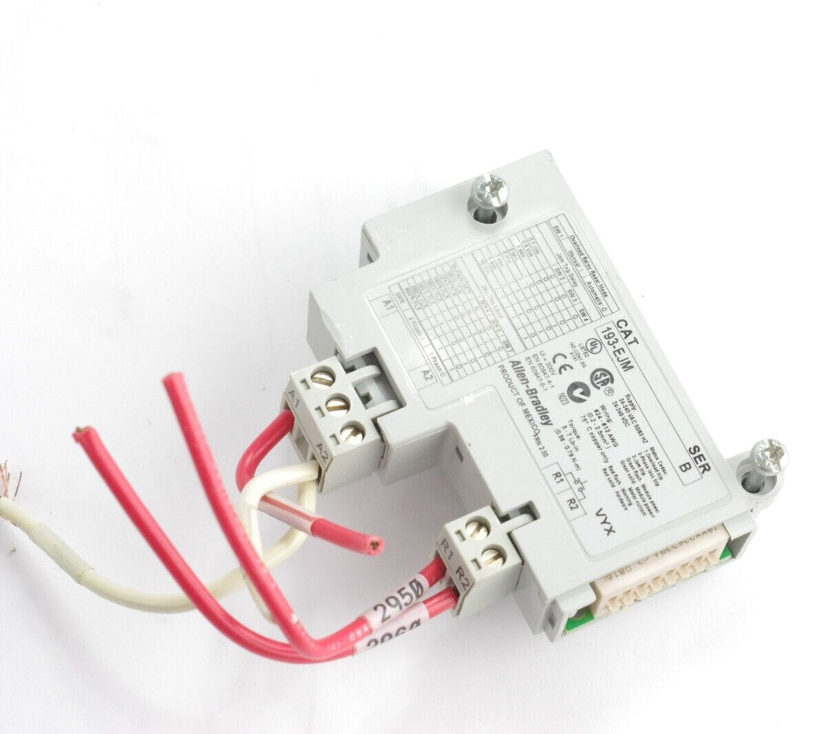 Allen Bradley 193-EJM Jam/Remote Reset Side Mount Module