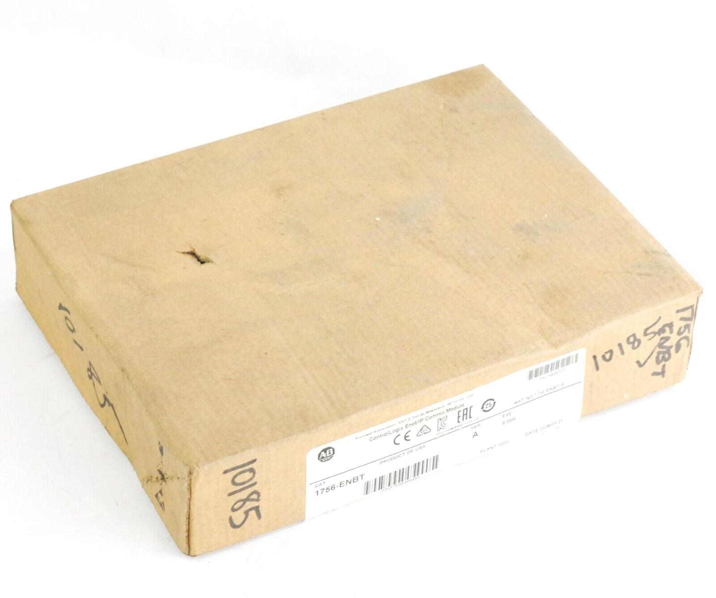 Allen Bradley 1756-ENBT Ser A Ethernet 10-100M Interface Module - Sealed Surplus