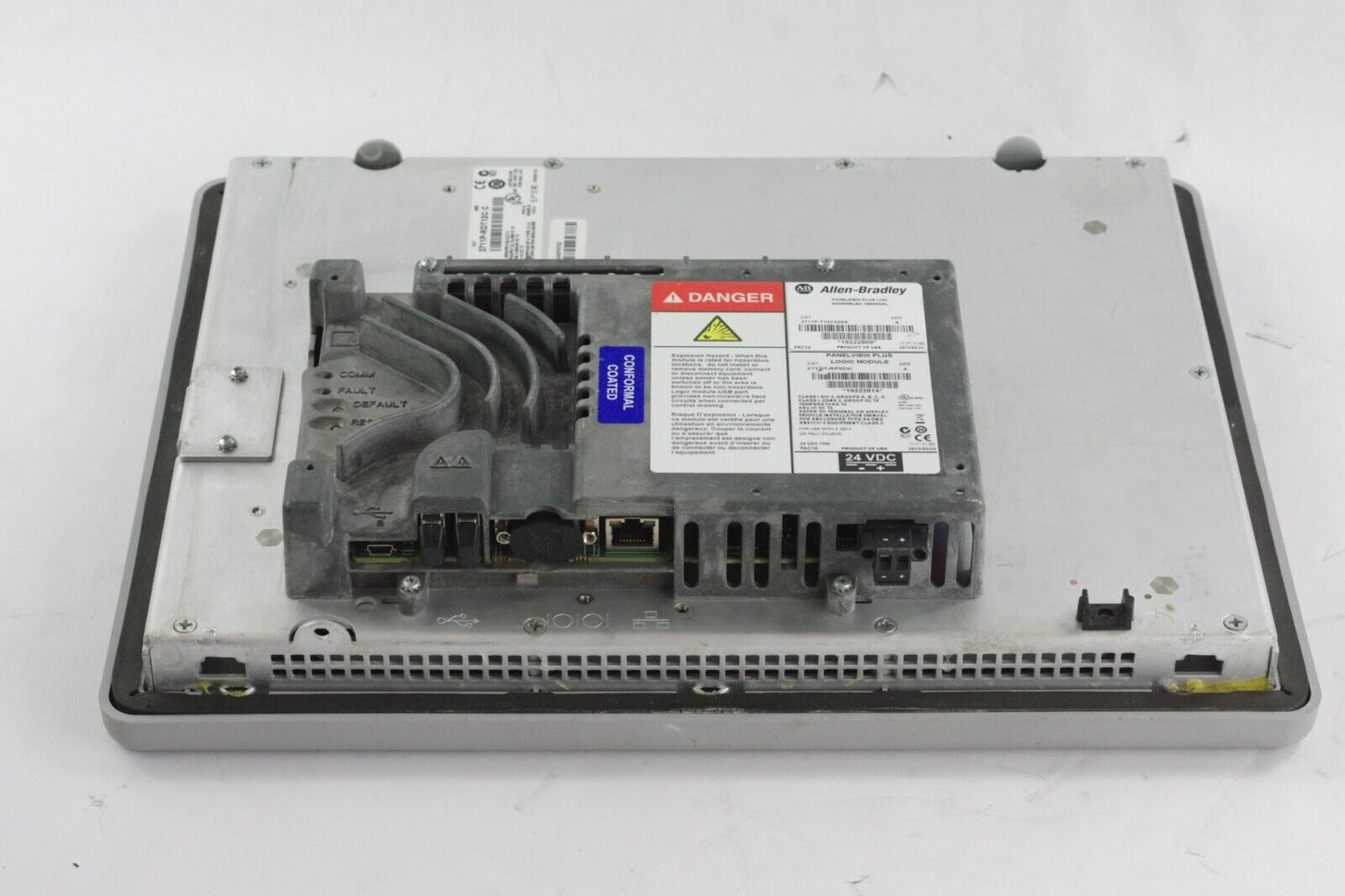 Allen Bradley 2711P-T12C4D8K Ser A Panelview Plus 1250 w/ 2711P-RP8DK RDT12C