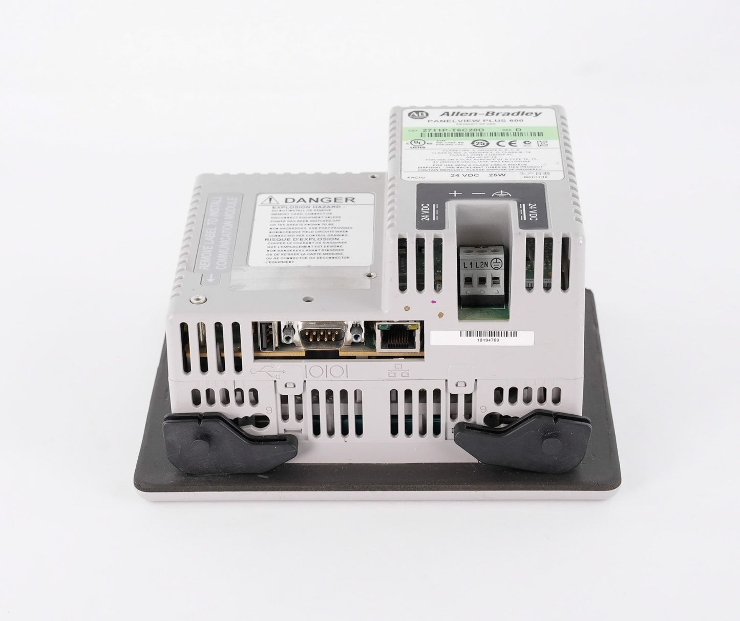 Allen Bradley 2711P-T6C20D /D PanelView Plus 600 HMI Display 2711PT6C20D