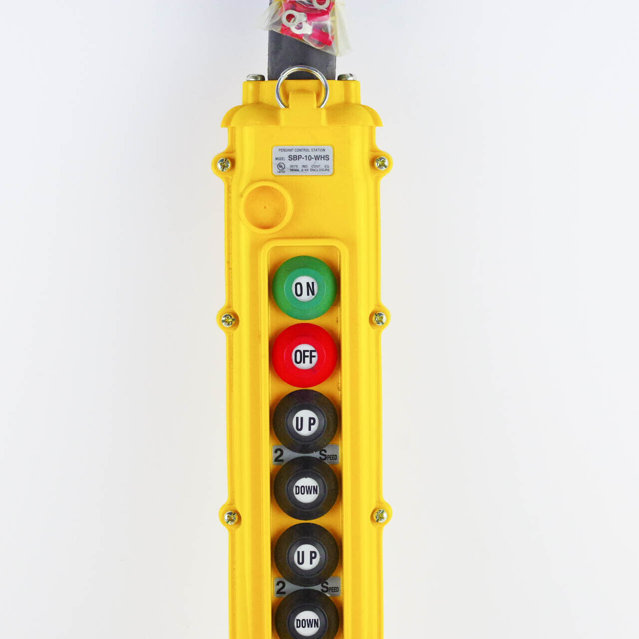 10 Button Magnetek SBP-10-WHS Push Button Pendant Hoist/Crane Control SBN-10-WHS