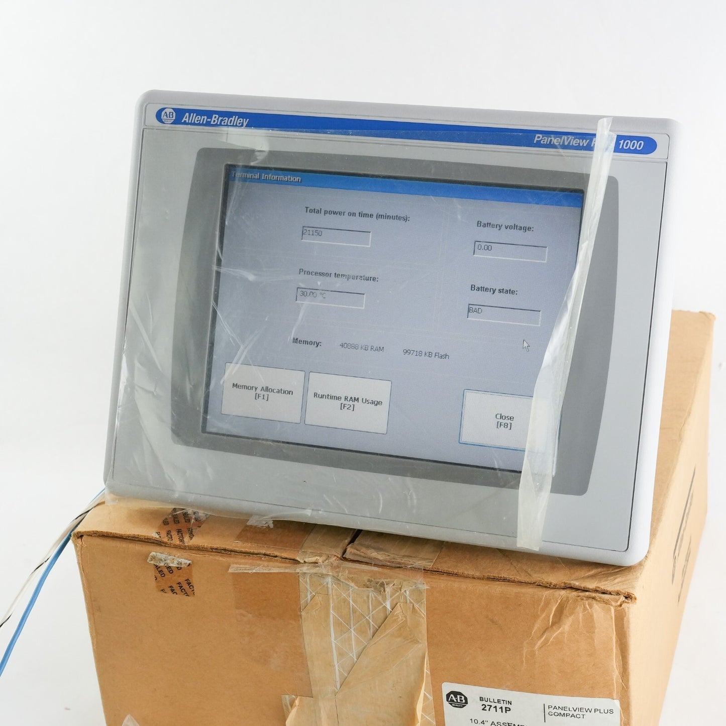 Allen Bradley 2711PC-T10C4D1 A PanelView Plus 1000 2711PC-RP1 /G RDT10C Open Box