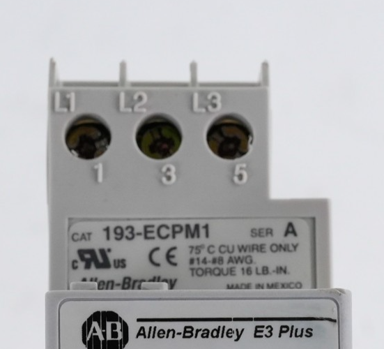 Allen Bradley 592-EC2AC /C + 193-ECPM1 /A E3 Plus Overload Relay 592EC2AC