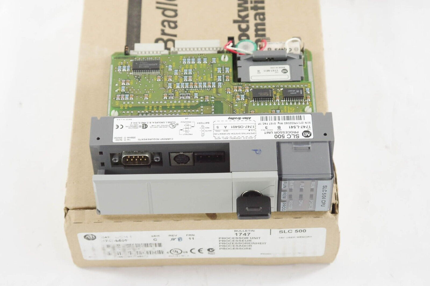 Allen-Bradley 1747-L541 Ser B SLC 500 5/04 PLC CPU Module - Lightly Used