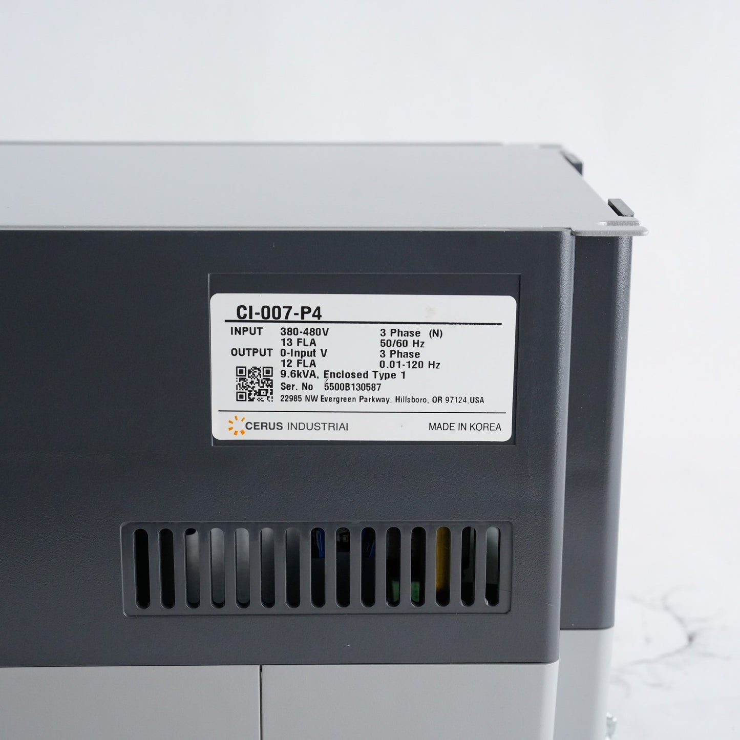Cerus CI-007-P4 Titan Industrial P Series 480V 3-Phase AC Drive