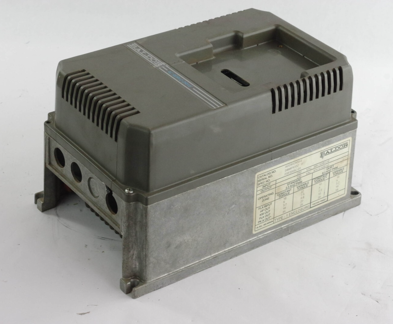 Baldor SD23H2A10-E AC Servo Drive 230V 23H - For Parts