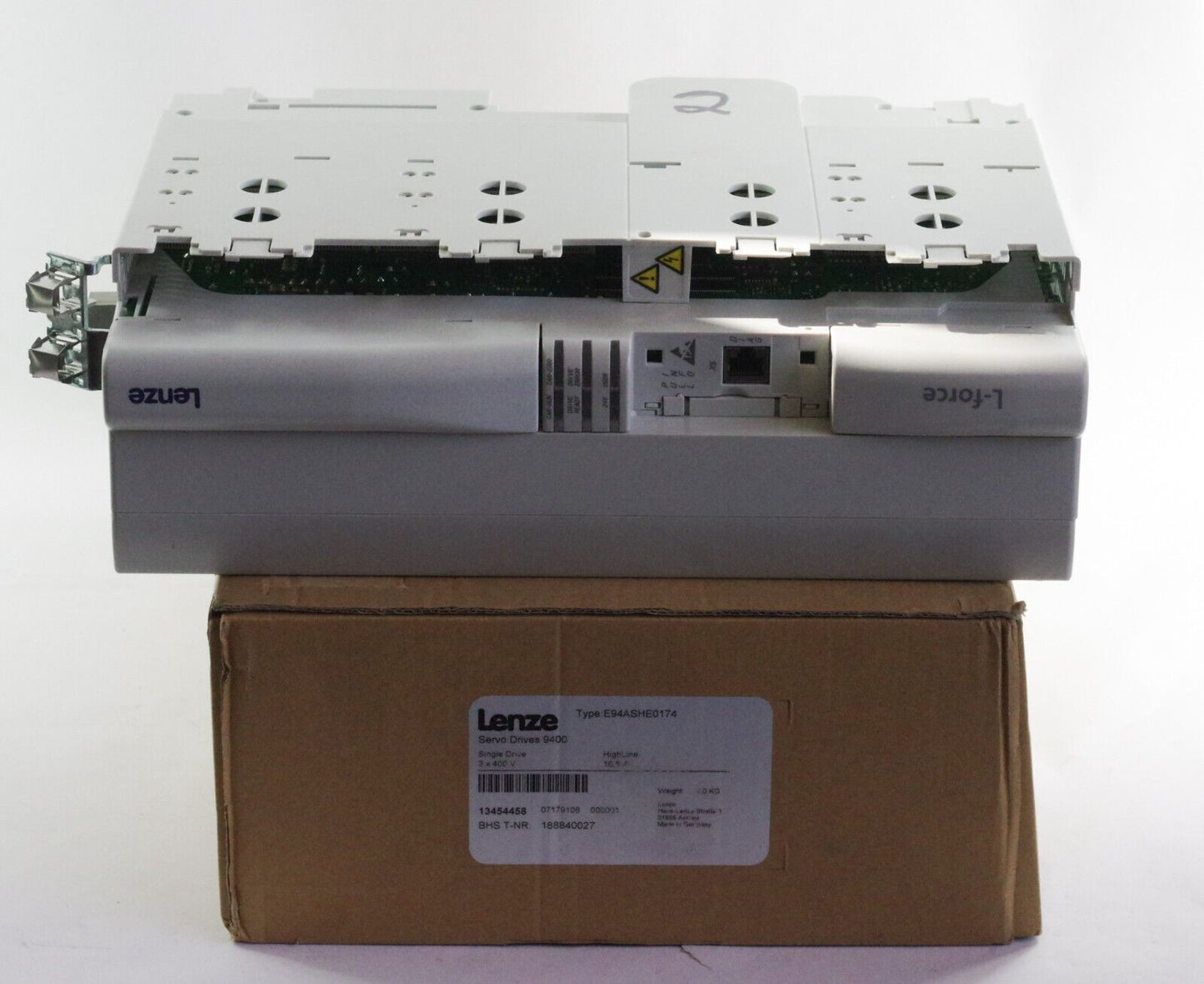Lenze E94ASHE0174 Single Drive High Line Servo Drive 9400 - Open Box