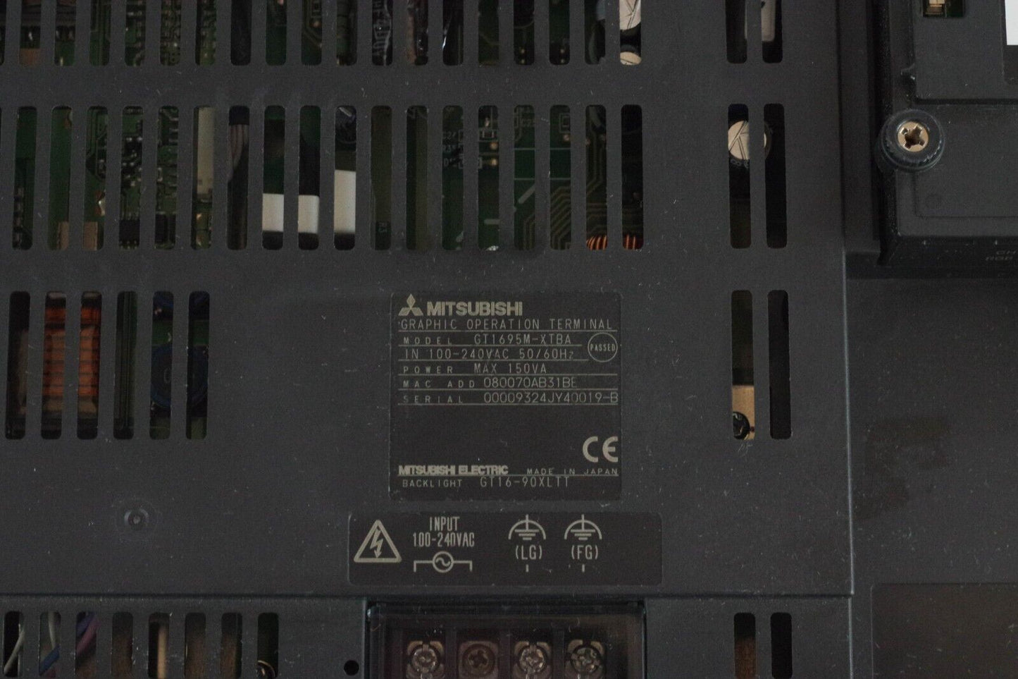 Mitsubishi GT1695M-XTBA 15 inch HMI Graphic Interface Terminal GOT1000