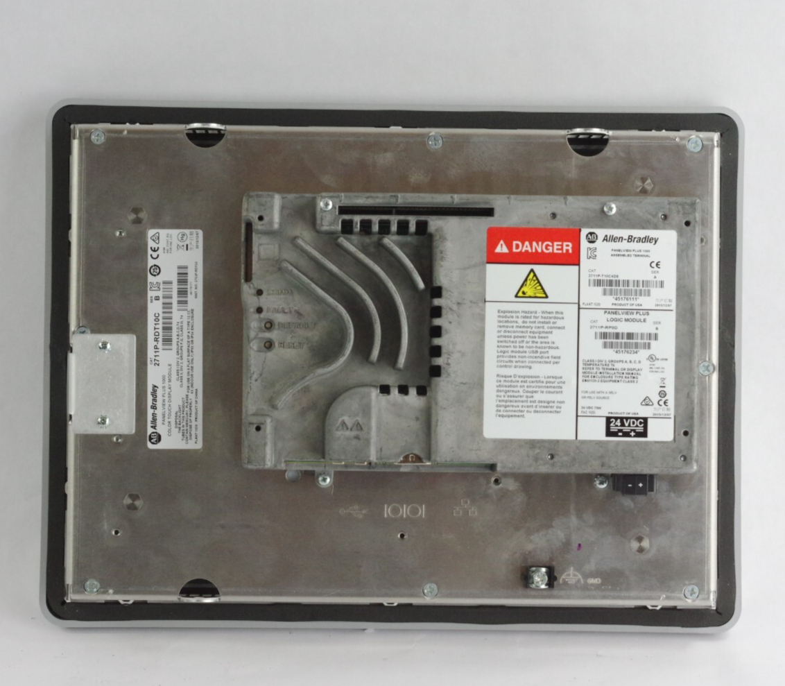 Allen Bradley 2711P-T10C4D8 /A PanelView Plus 6 1000 Terminal w/ RP8D/B Logic