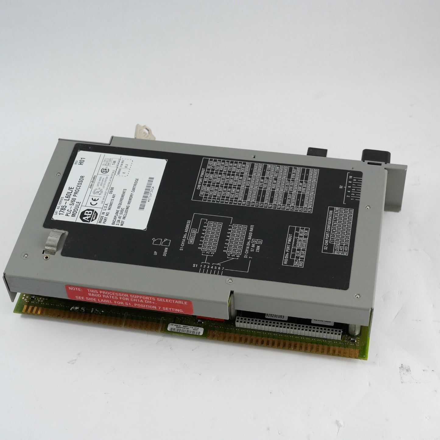 Allen Bradley 1785-L60L/E PLC-5/60 Processor Module Rev. H01 1785L60LE