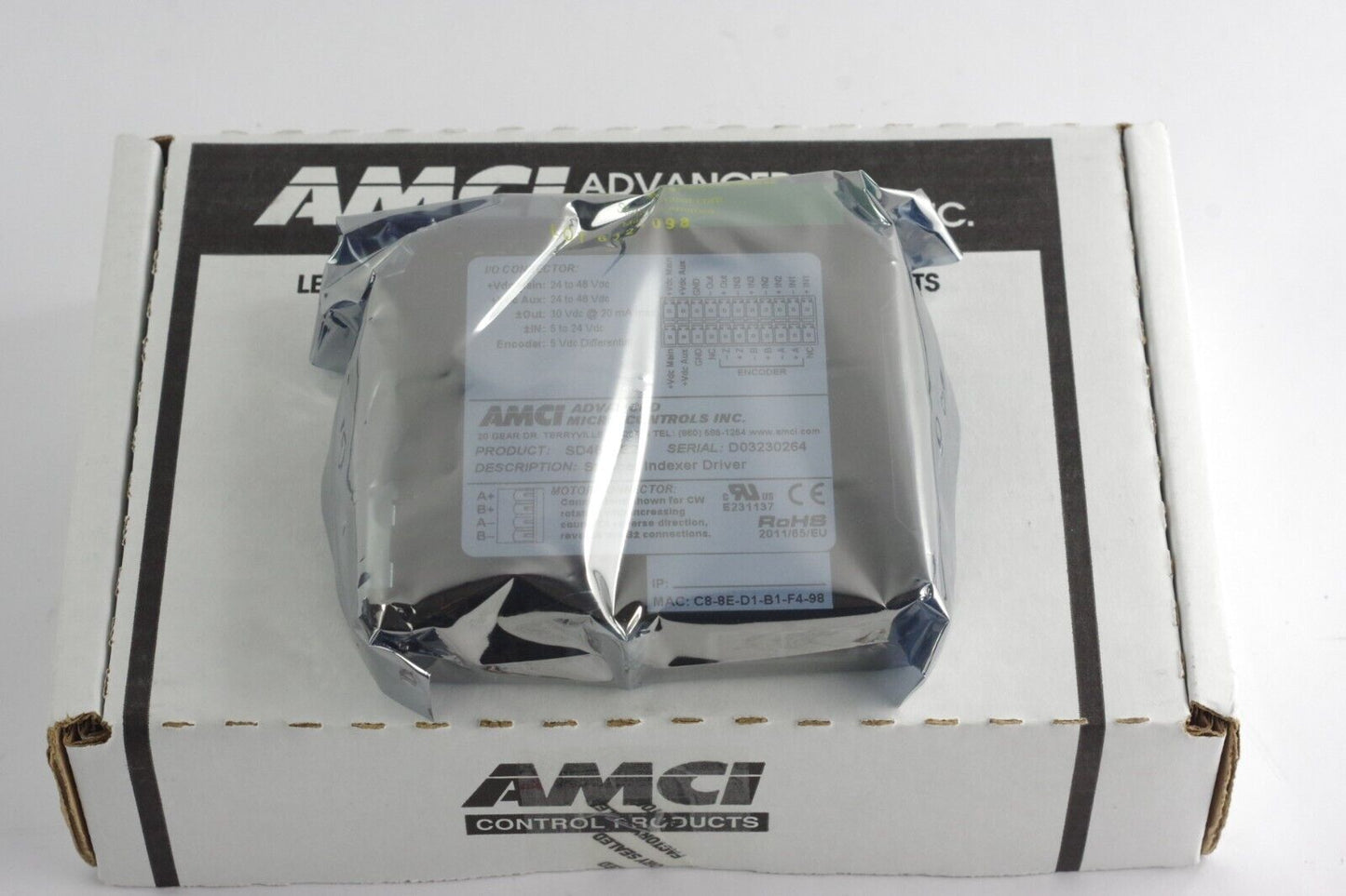 AMCI SD4840E2 Ethernet Integrated Stepper Drive - Open Box