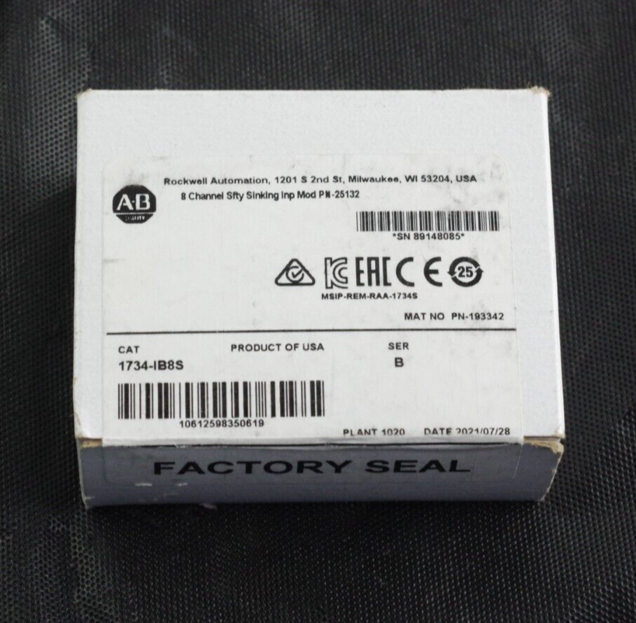 Allen Bradley 1734-IB8S SER B Digital Safety Input Module