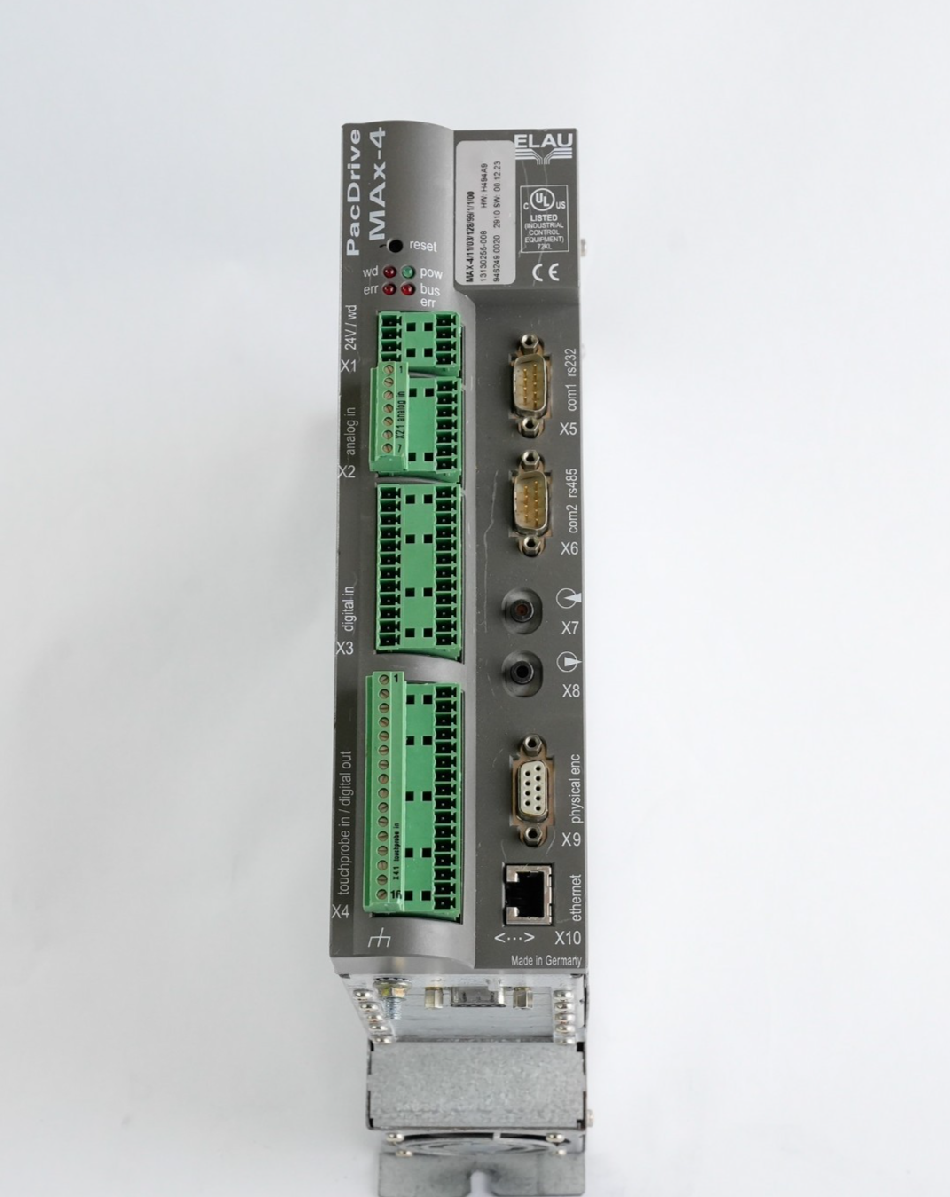 Schneider Electric MAX-4/11/03/128/99/1/1/00 ELAU PacDrive Max4 Controller + WTY