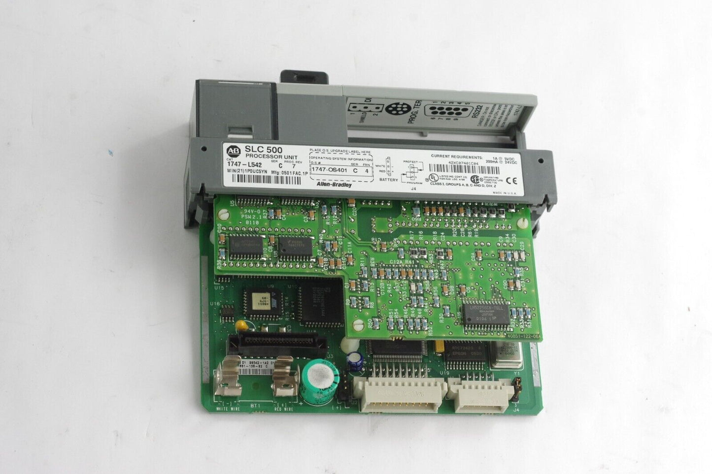 Allen Bradley 1747-L542 Ser C Rev 7 SLC 500 Processor Unit