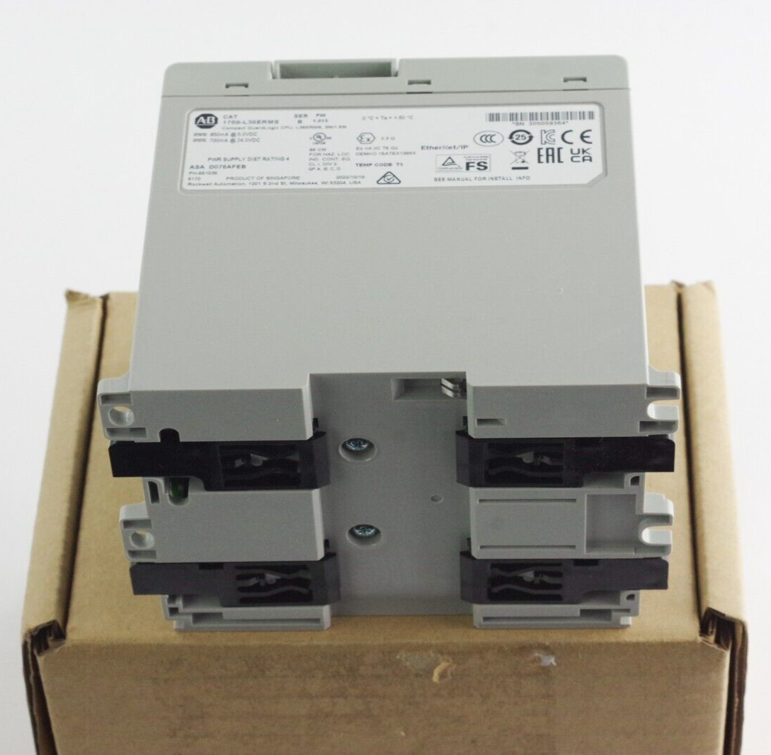 Allen Bradley 1769-L36ERMS Ser B Compact GuardLogix 5370 ENet Controller Module