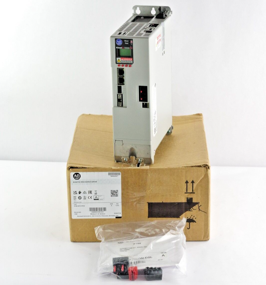 2024 Allen Bradley 2198-H070-ERS2 Ser A Kinetix 5500 Servo Drive - Open Box